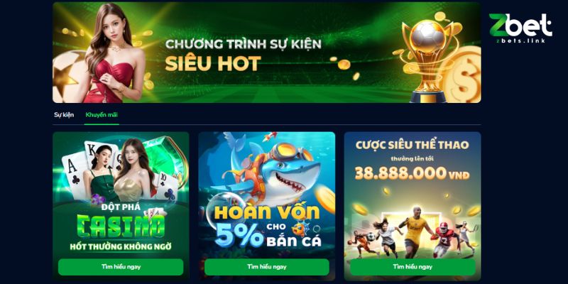 Các điều khoản khuyến mãi zbet chung
