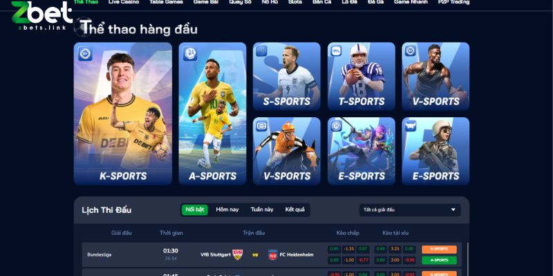 Kho trò chơi hấp dẫn